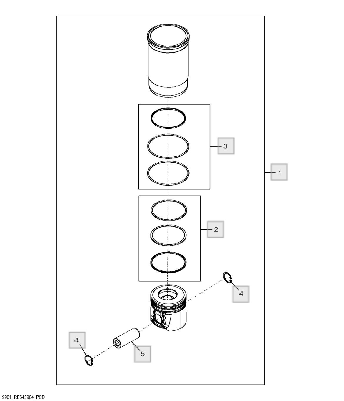 Bộ lớp lót pit tông 9901